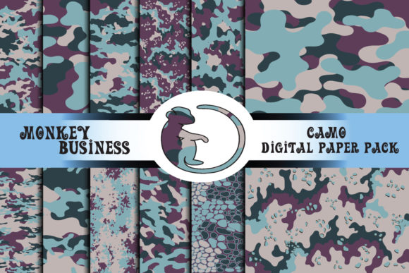 Camo Digital Papers
