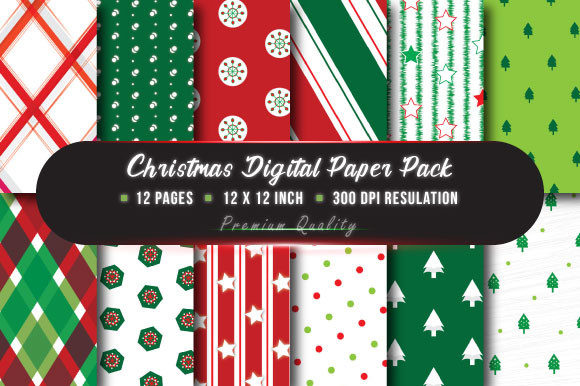 Christmas Digital Pattern Pack