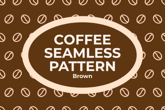 Coffee Icon in Brown Background Pattern: A Versatile Design Element for Modern Creativity