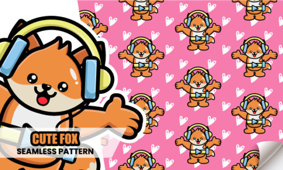 Cute Fox Seamless Pattern: A Creative Asset for Modern Designers