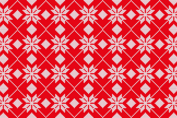 Seamless Winter Pattern for Creative Projects