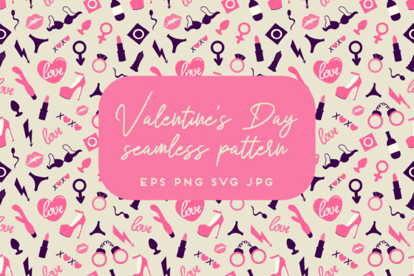 Valentines Day Pattern Digital Paper: A Versatile Design Resource
