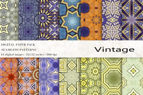 Vintage Digital Papers