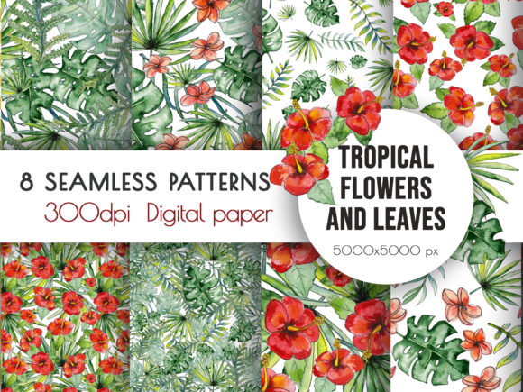 Watercolor Tropical Seamless Pattern: A Strategic Design Asset for Creative Professionals